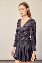 Load image into Gallery viewer, Animal Print Shirring Top
