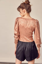Load image into Gallery viewer, Animal Print Shirring Top
