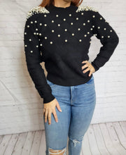 Load image into Gallery viewer, Pearl Embellished Sweater
