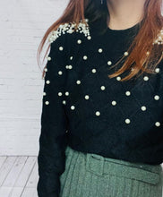 Load image into Gallery viewer, Pearl Embellished Sweater
